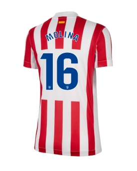 Billige Fotballdrakt Atletico Madrid Nahuel Molina #16 Replika Hjemmedrakt Dame 2025-26 Kortermet Billige Fotballdrakt Atletico Madrid Nahuel Molina #16 Replika Hjemmedrakt Dame 2025-26 Kortermet